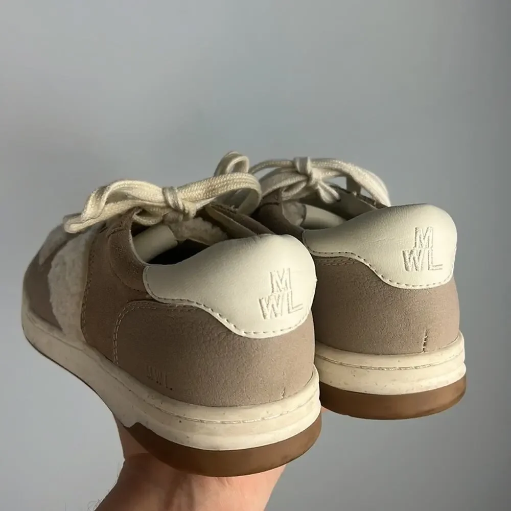 Madewell Sherpa Court Sneakers women’s size 9